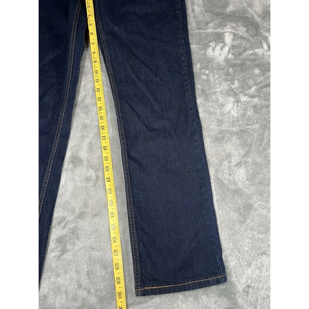 Levi's 511 Jeans 34x32 Slim Straight Blue Denim Button Zip Men's 5-Pocket